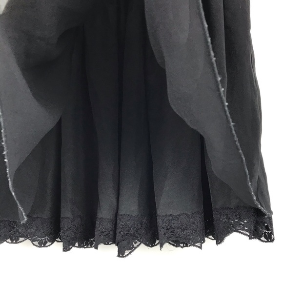 Kardashian Kollection Black Lace Trim Mini Skirt - Picture 7 of 8